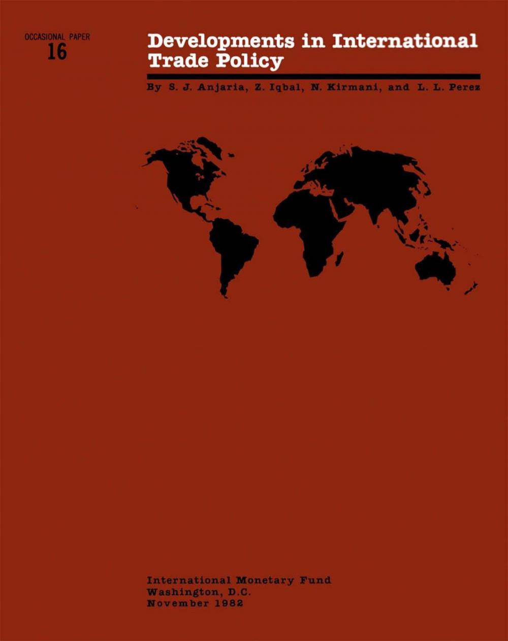 Big bigCover of Developments in International Trade Policy