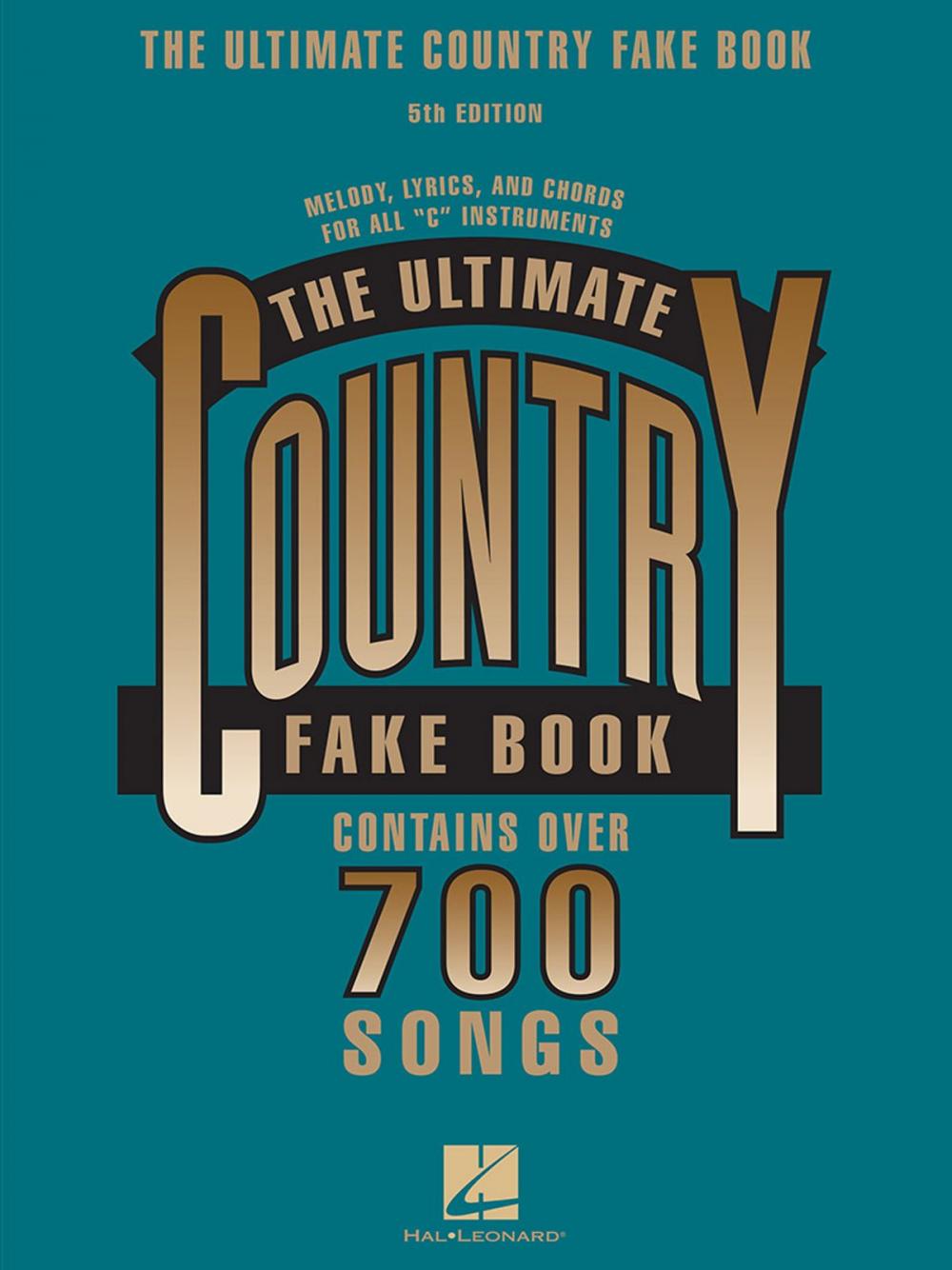 Big bigCover of The Ultimate Country Fake Book (Songbook)