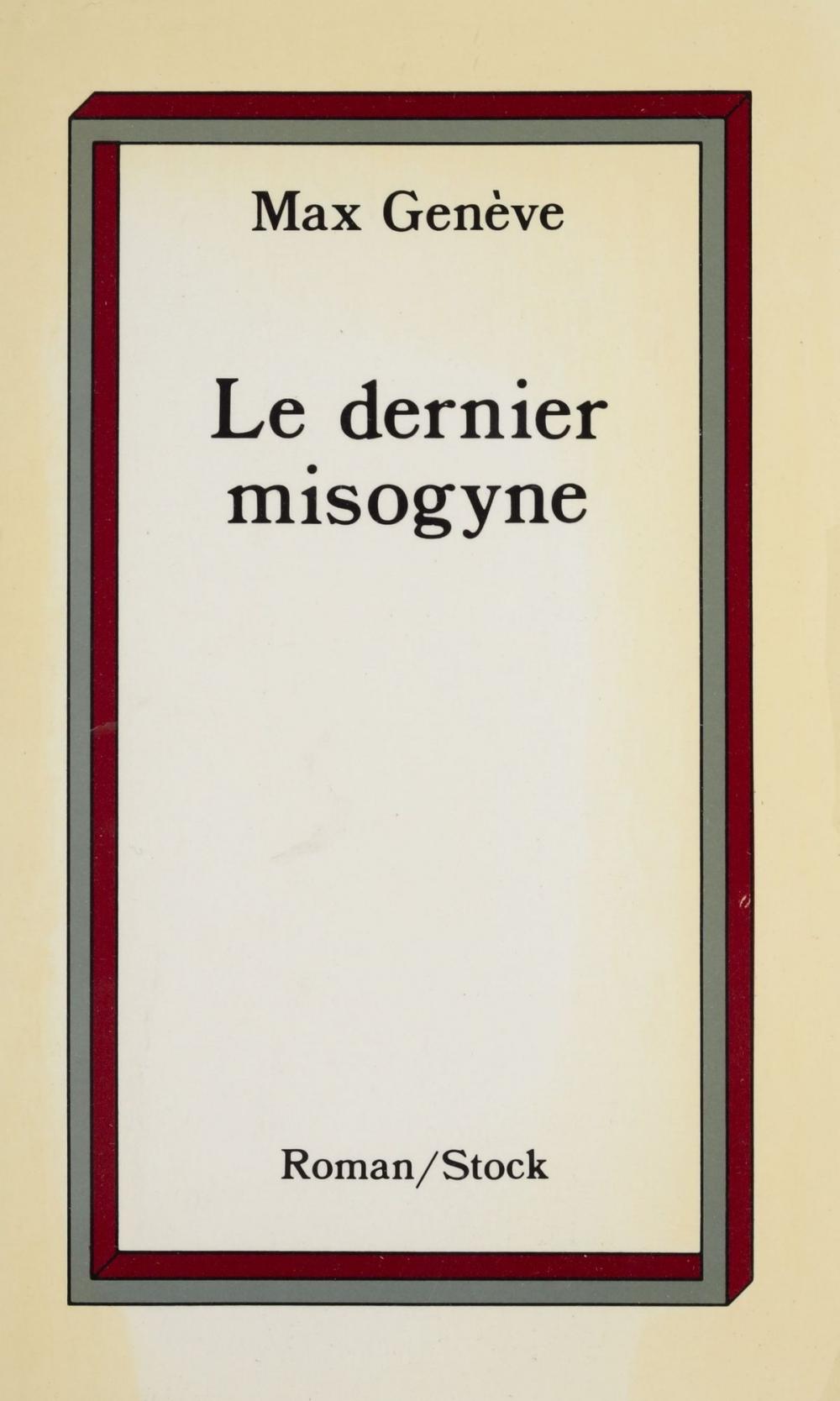 Big bigCover of Le Dernier Misogyne