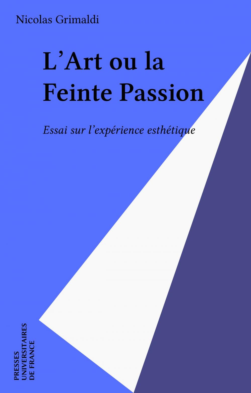 Big bigCover of L'Art ou la Feinte Passion