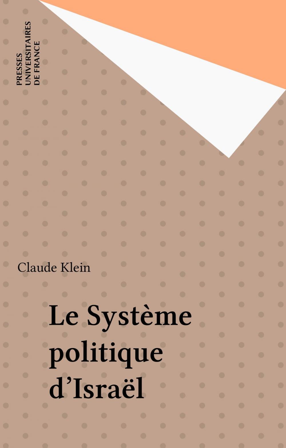 Big bigCover of Le Système politique d'Israël