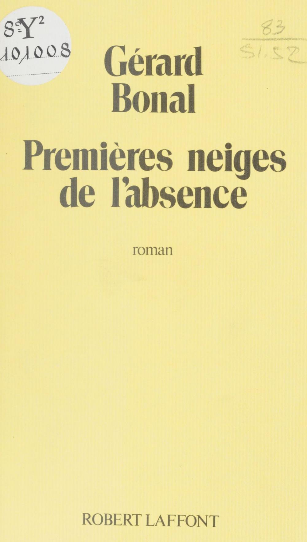 Big bigCover of Premières neiges de l'absence