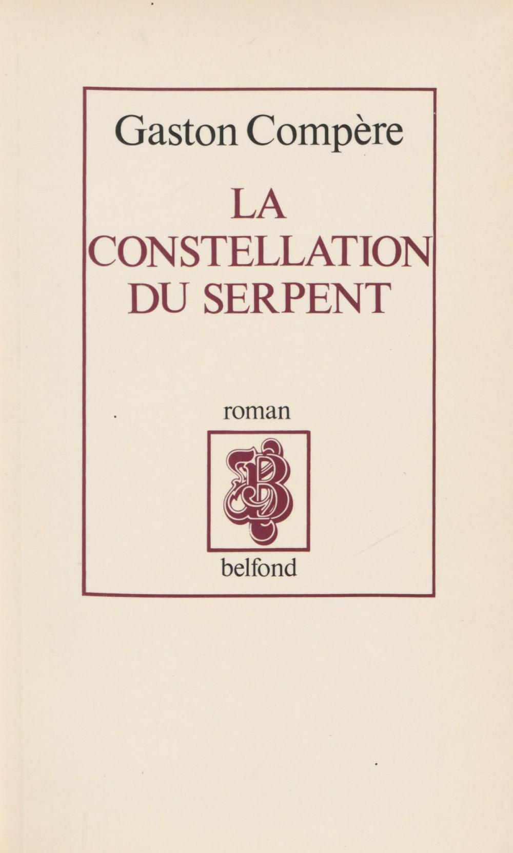 Big bigCover of La constellation du serpent