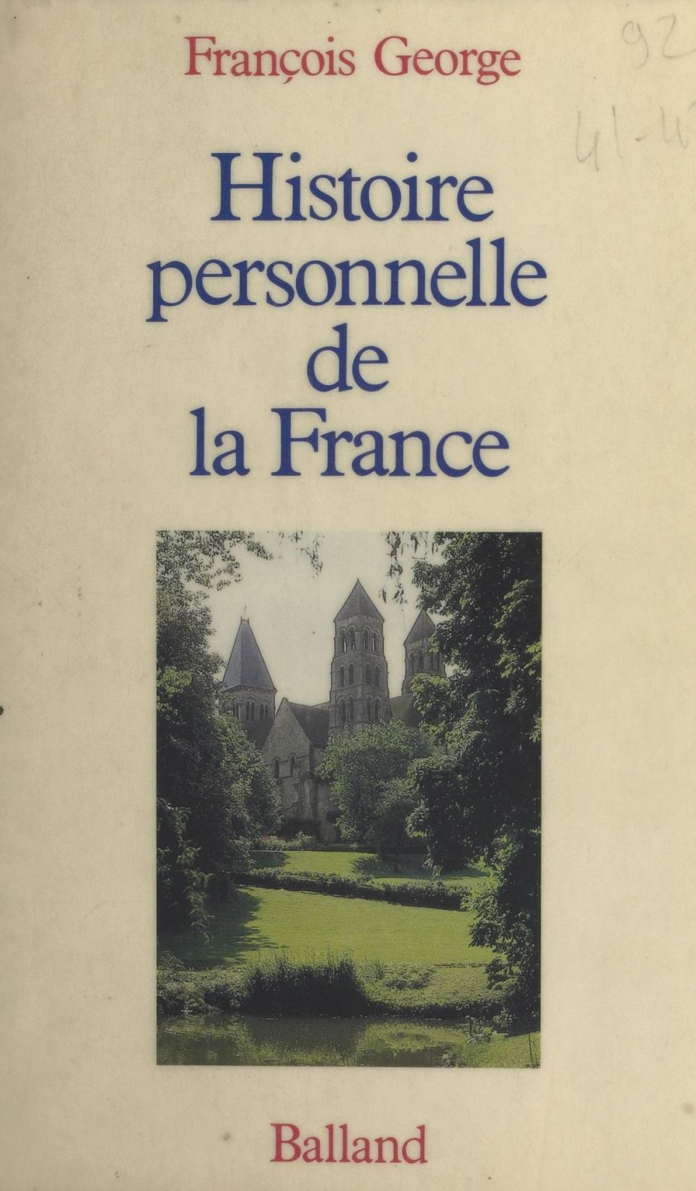 Big bigCover of Histoire personnelle de la France