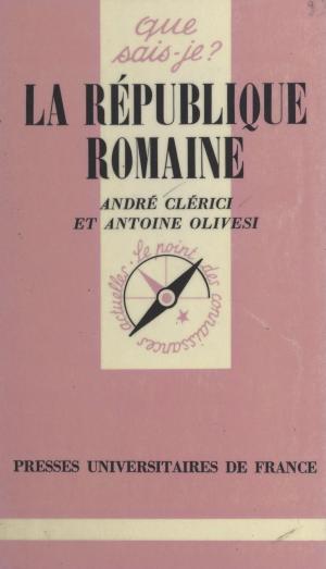 Cover of the book La république romaine by Julien Damon