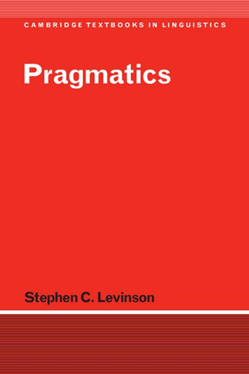 Cover of the book Pragmatics by Stephen C. Levinson, Cambridge University Press