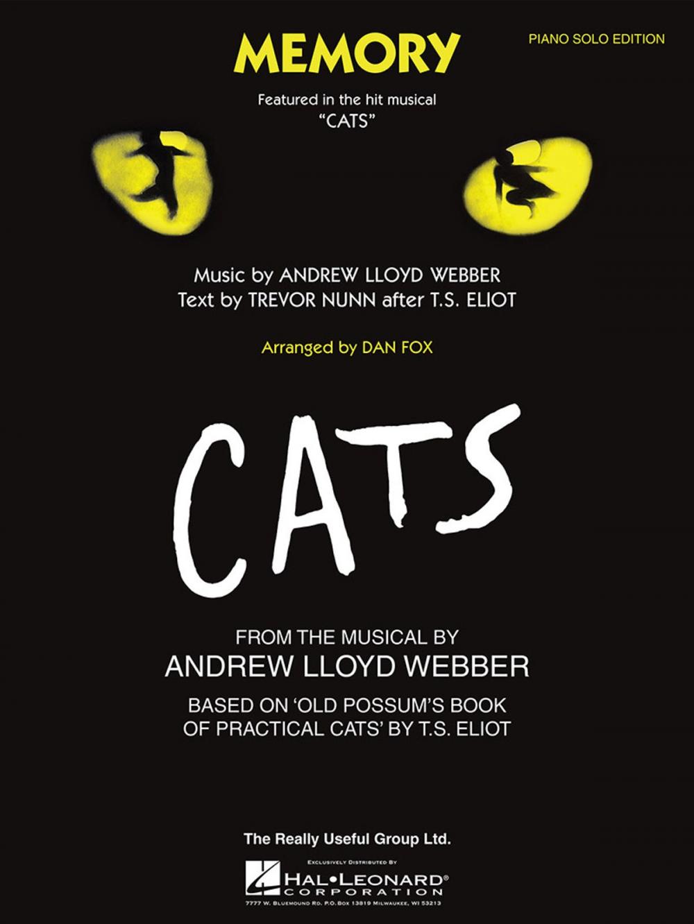 Big bigCover of Memory (From Cats) Sheet Music