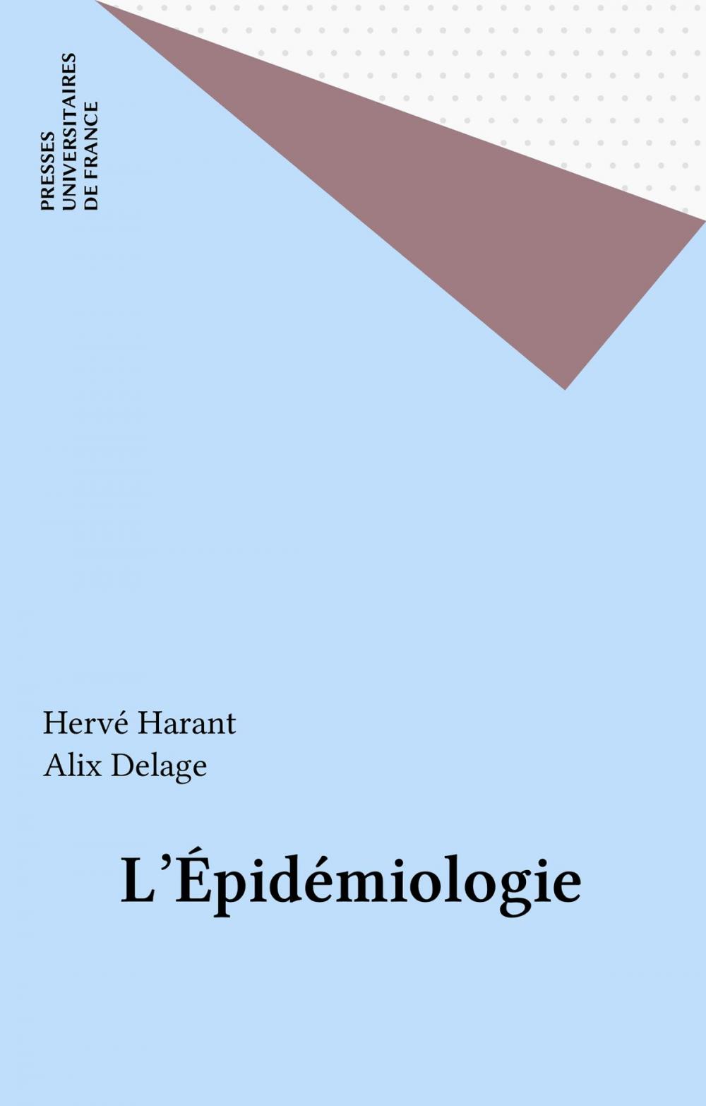 Big bigCover of L'Épidémiologie