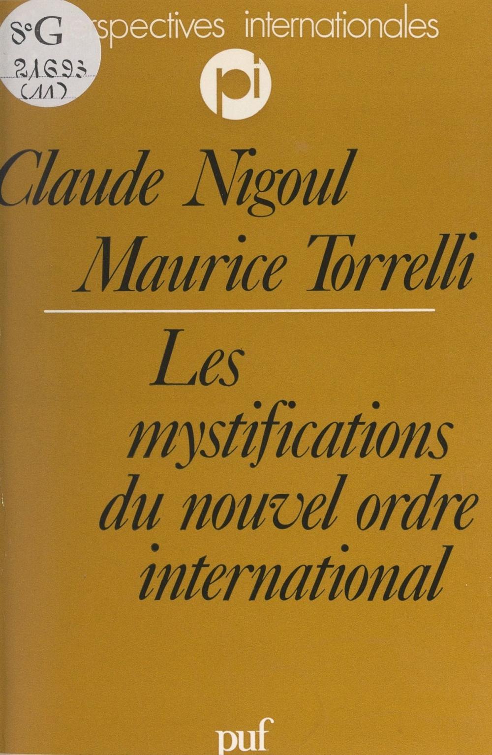 Big bigCover of Les mystifications du nouvel ordre international