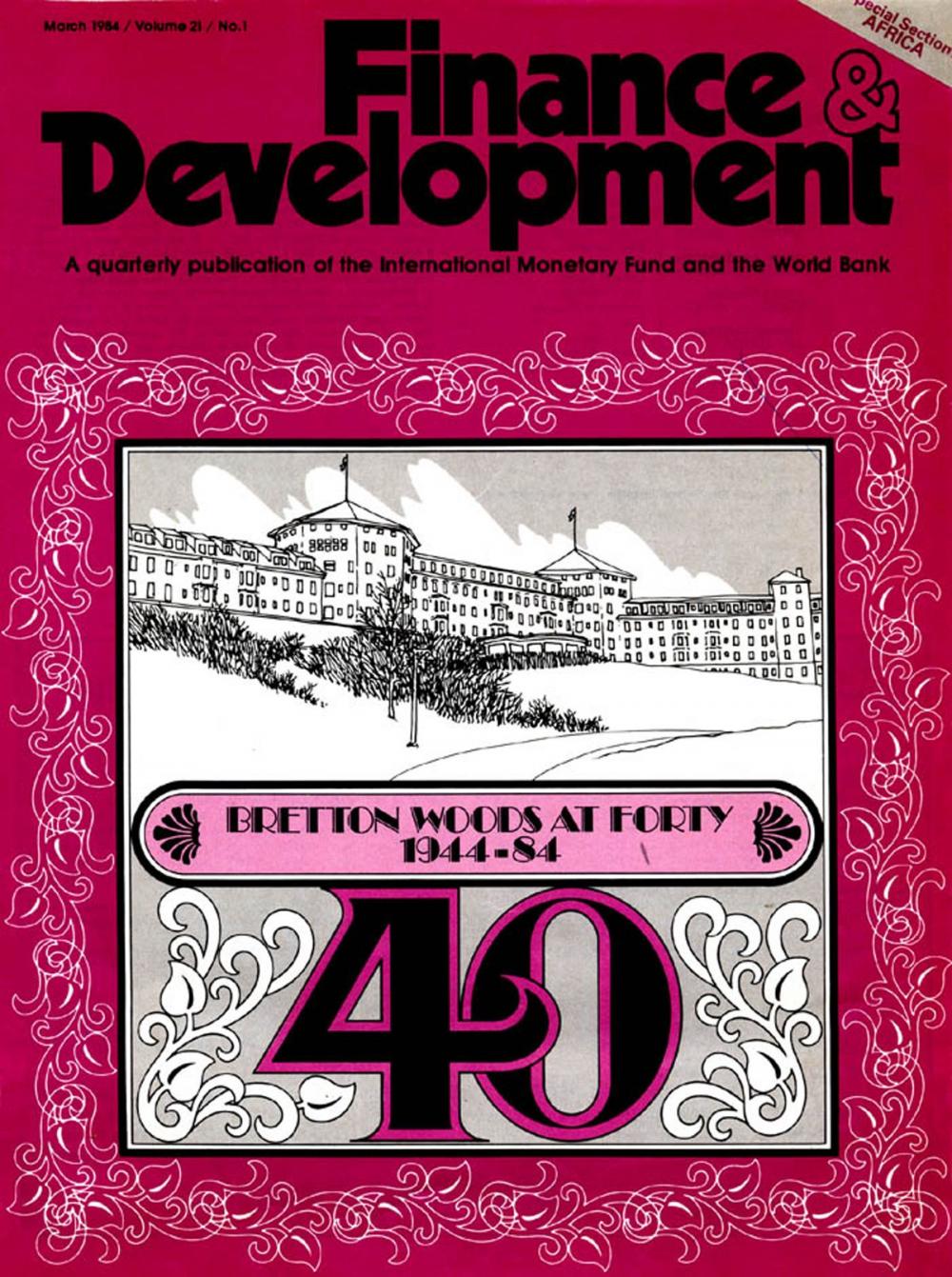 Big bigCover of Finance & Development, March 1984