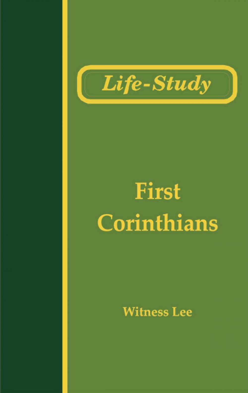 Big bigCover of Life-Study of First Corinthians