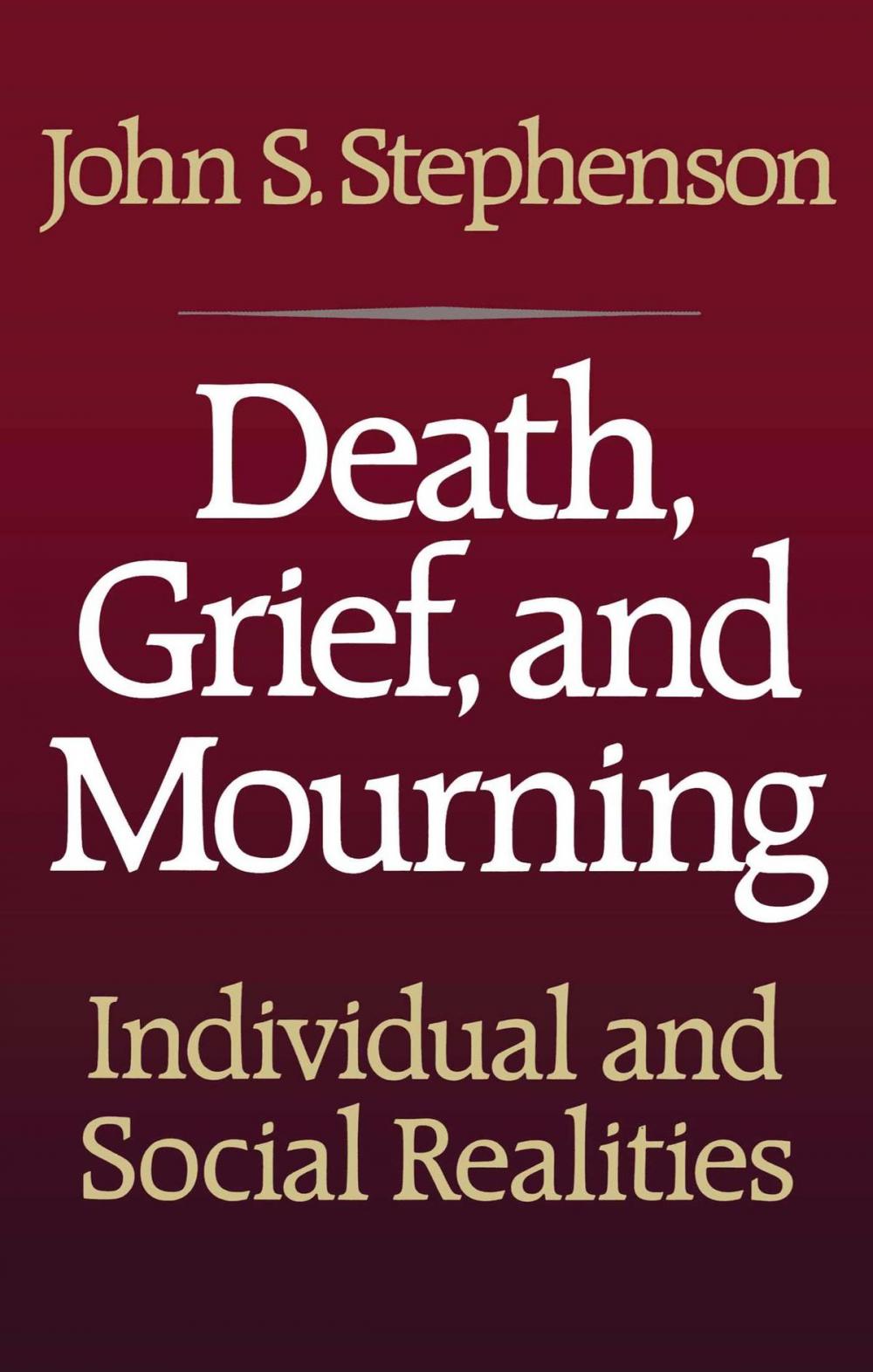 Big bigCover of Death, Grief, and Mourning