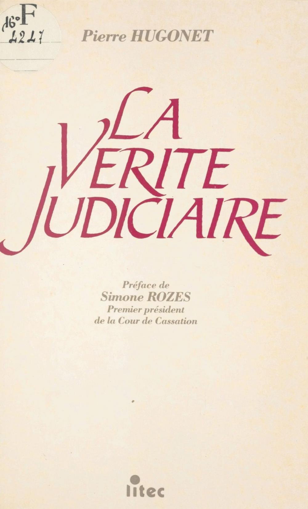 Big bigCover of La Vérité judiciaire