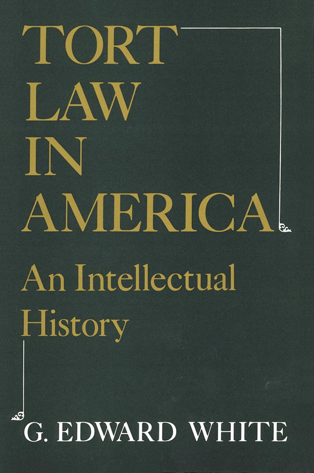 Big bigCover of Tort Law in America