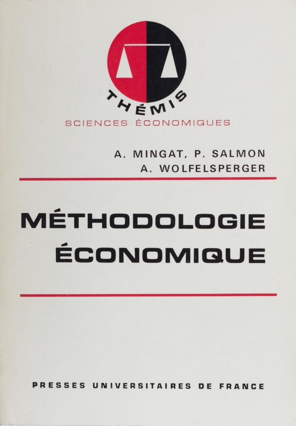 Big bigCover of Méthodologie économique