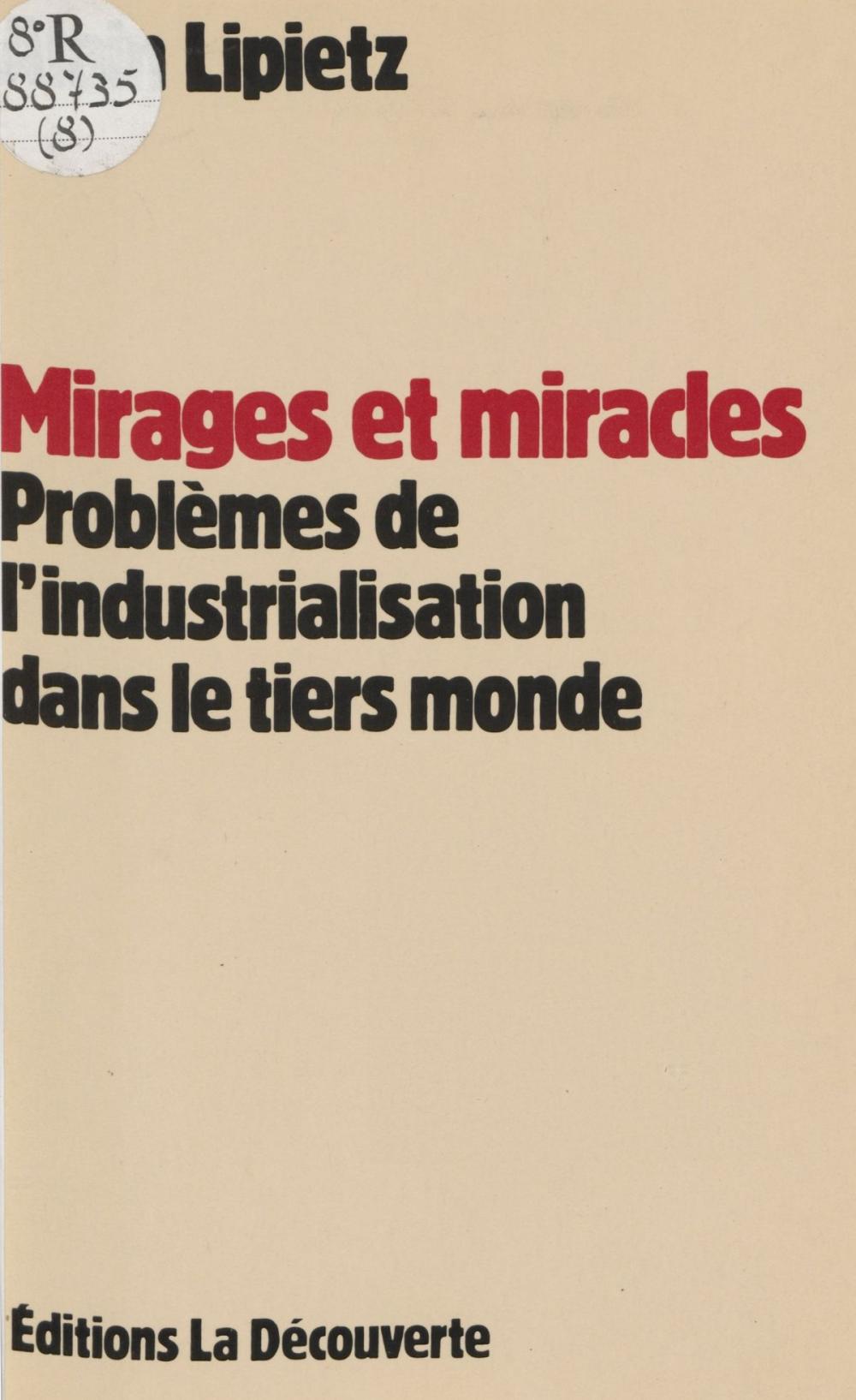 Big bigCover of Mirages et Miracles