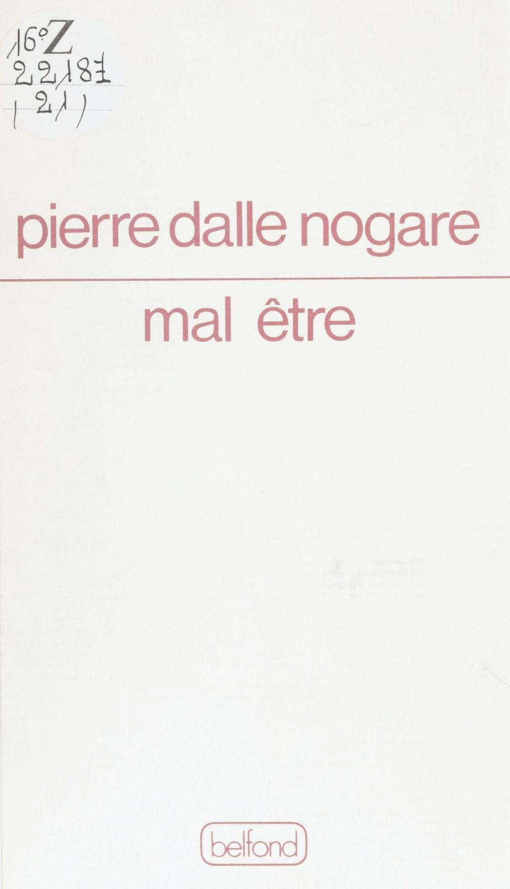 Big bigCover of Mal être