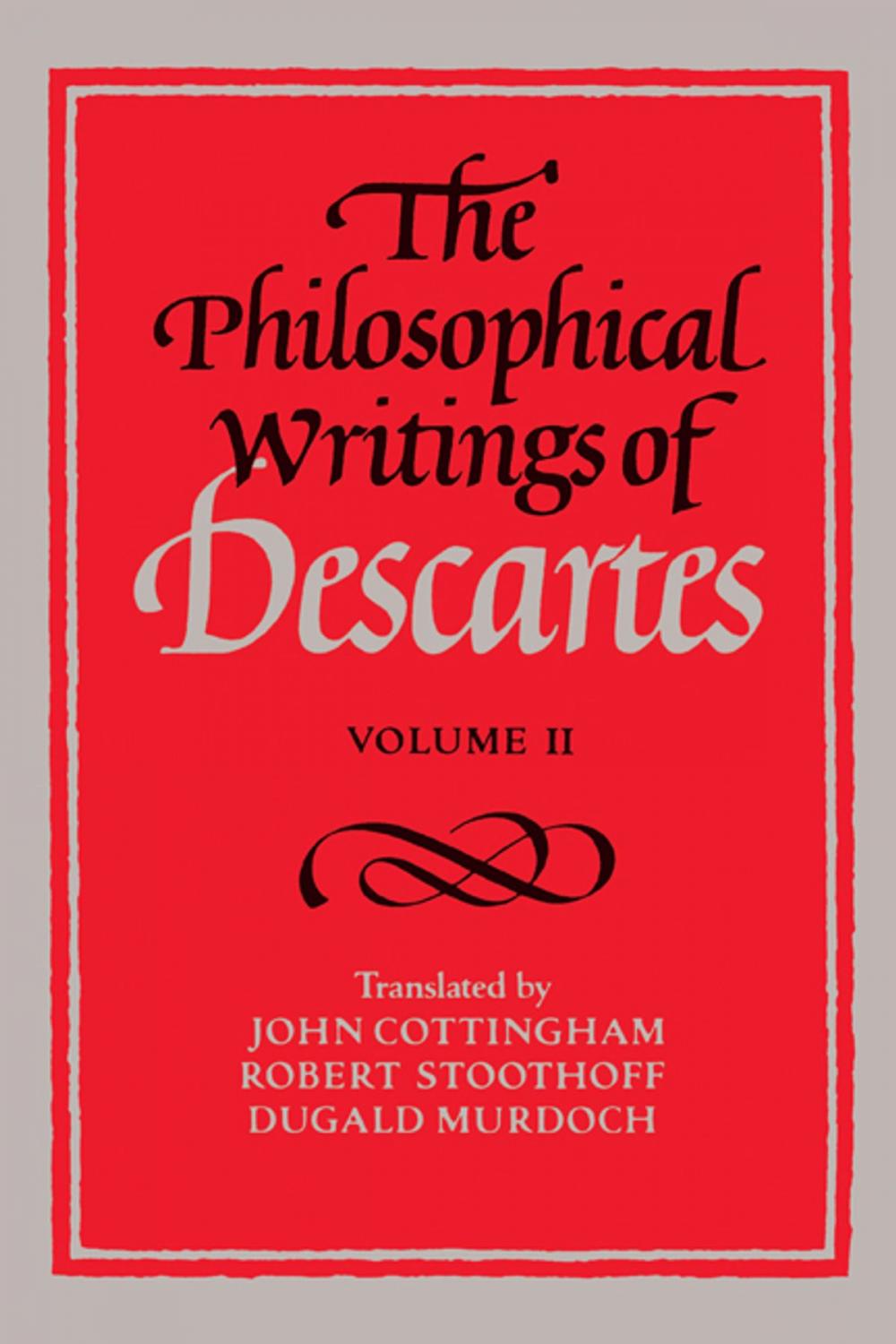 Big bigCover of The Philosophical Writings of Descartes: Volume 2