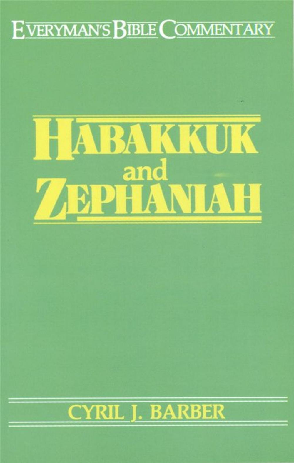 Big bigCover of Habakkuk & Zephaniah- Everyman's Bible Commentary