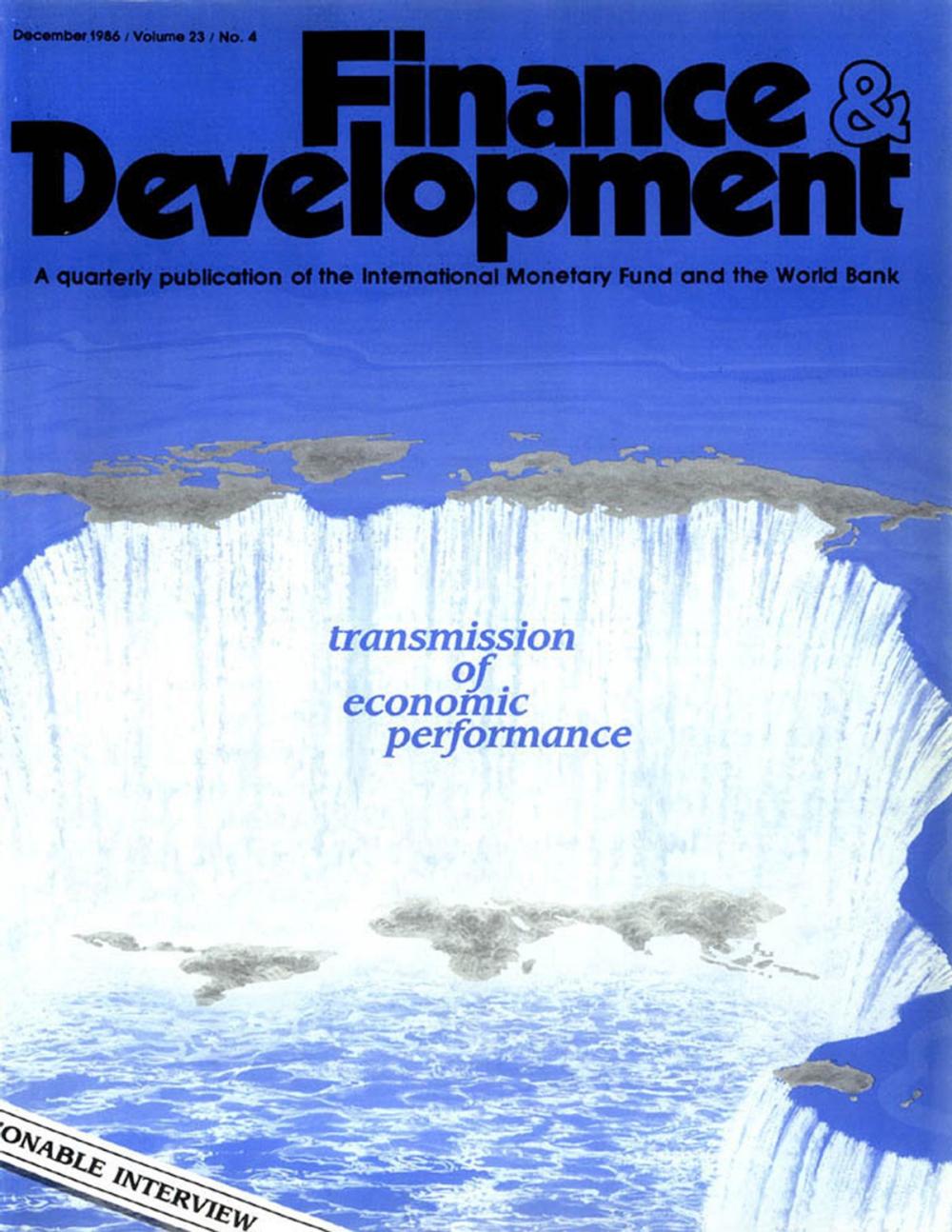 Big bigCover of Finance & Development, December 1986