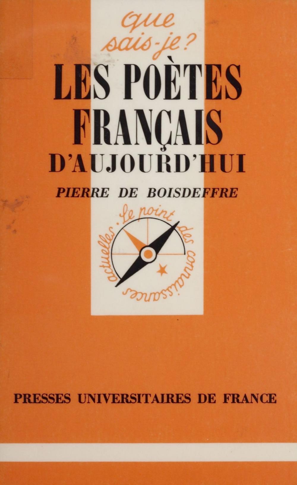 Big bigCover of Les Poètes français d'aujourd'hui