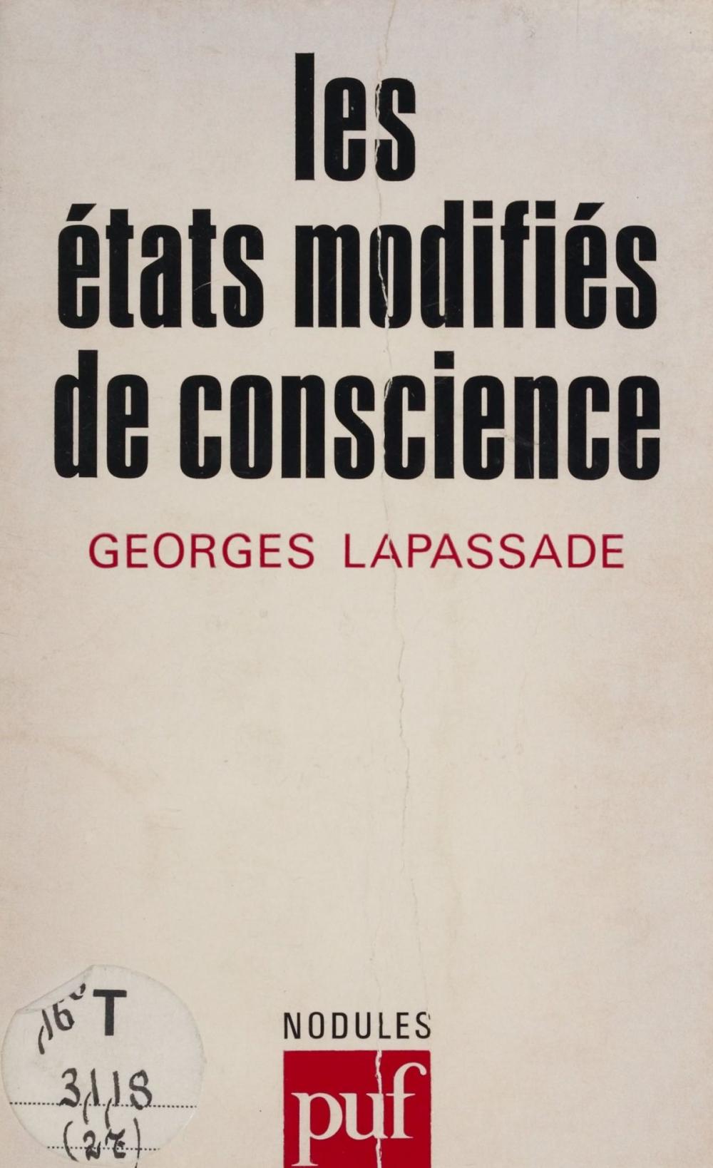 Big bigCover of Les États modifiés de conscience