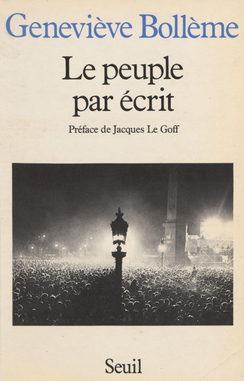 Big bigCover of Le Peuple par écrit