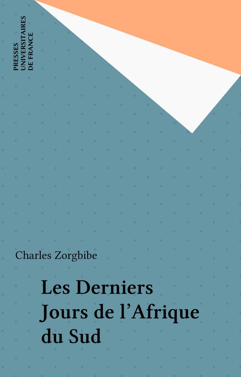 Big bigCover of Les Derniers Jours de l'Afrique du Sud