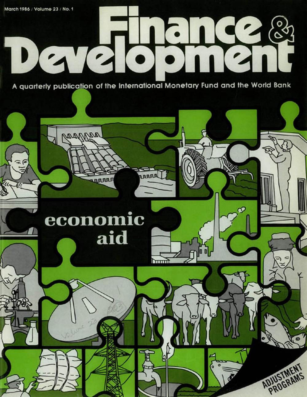 Big bigCover of Finance & Development, March 1986