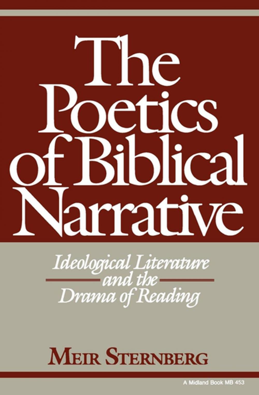 Big bigCover of The Poetics of Biblical Narrative