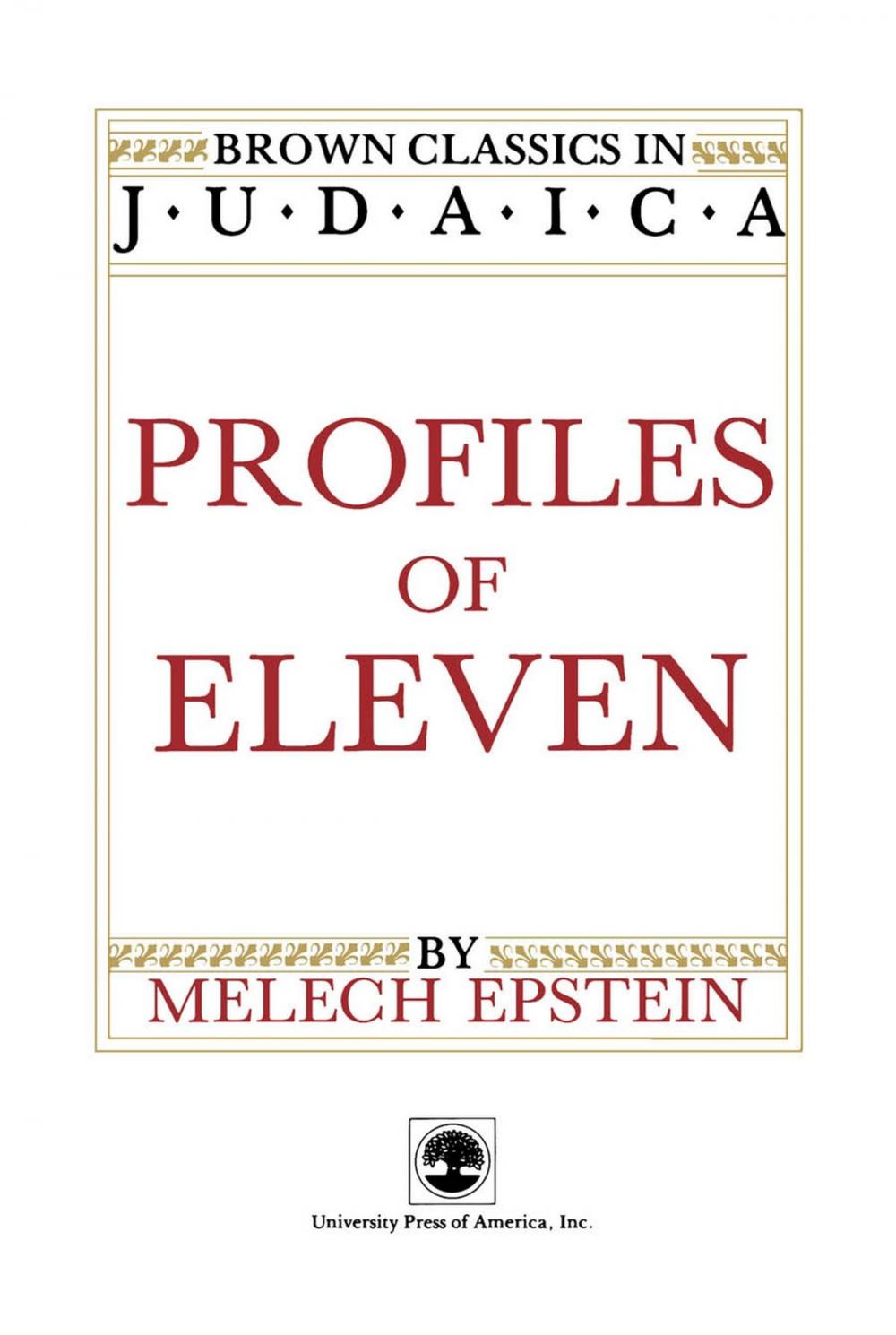 Big bigCover of Profiles of Eleven