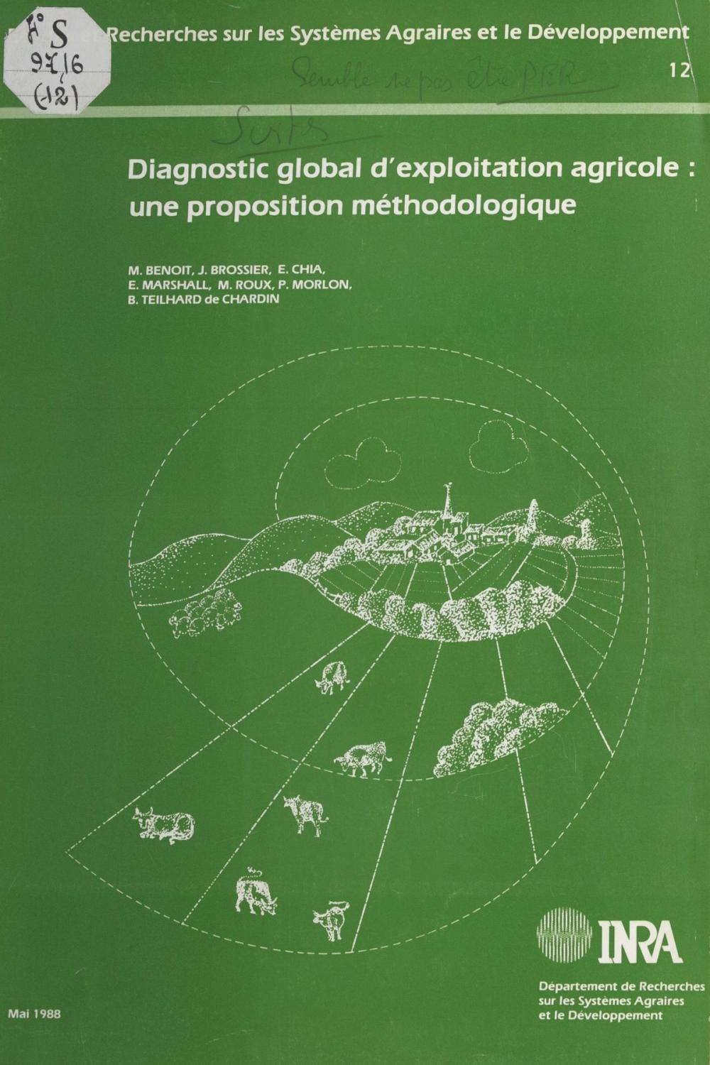 Big bigCover of Diagnostic global d'exploitation agricole : Une proposition méthodologique