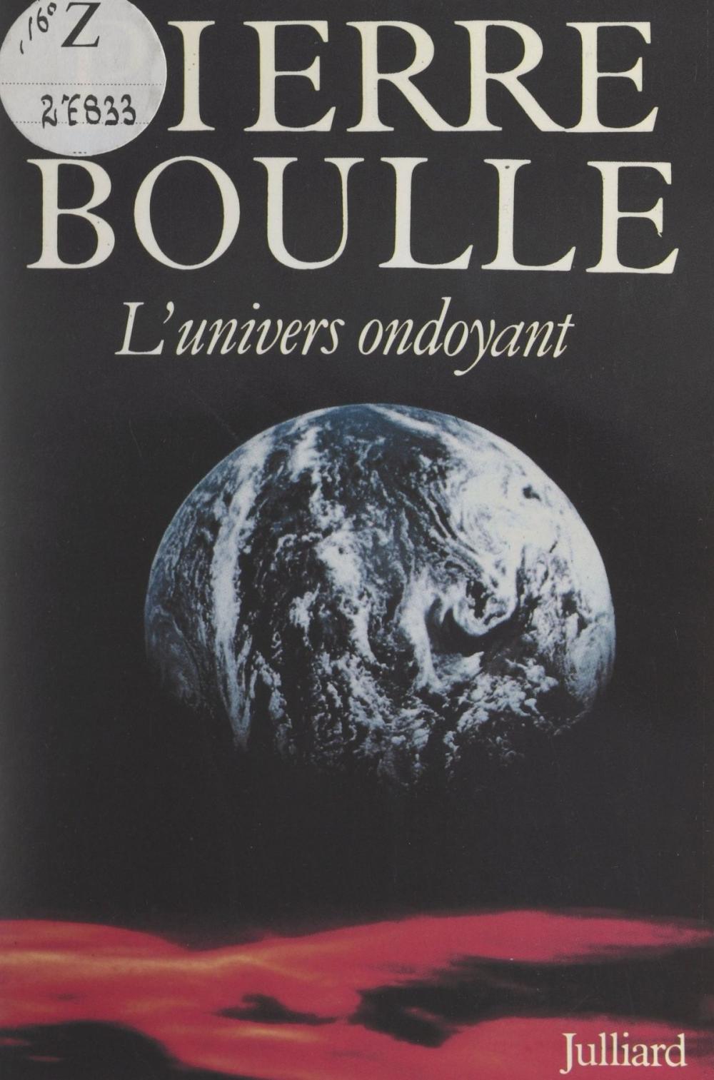 Big bigCover of L'univers ondoyant