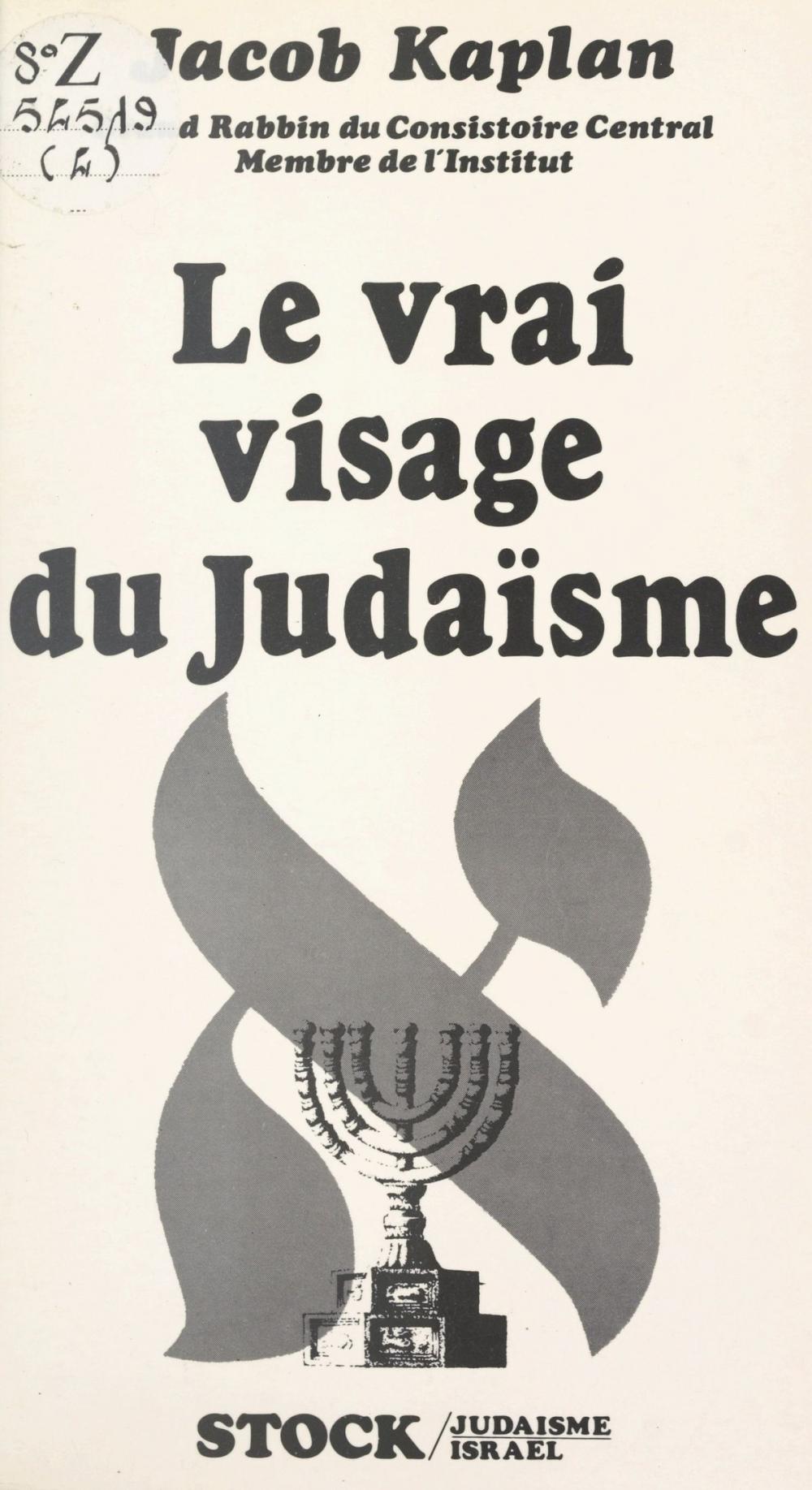 Big bigCover of Le vrai visage du judaïsme