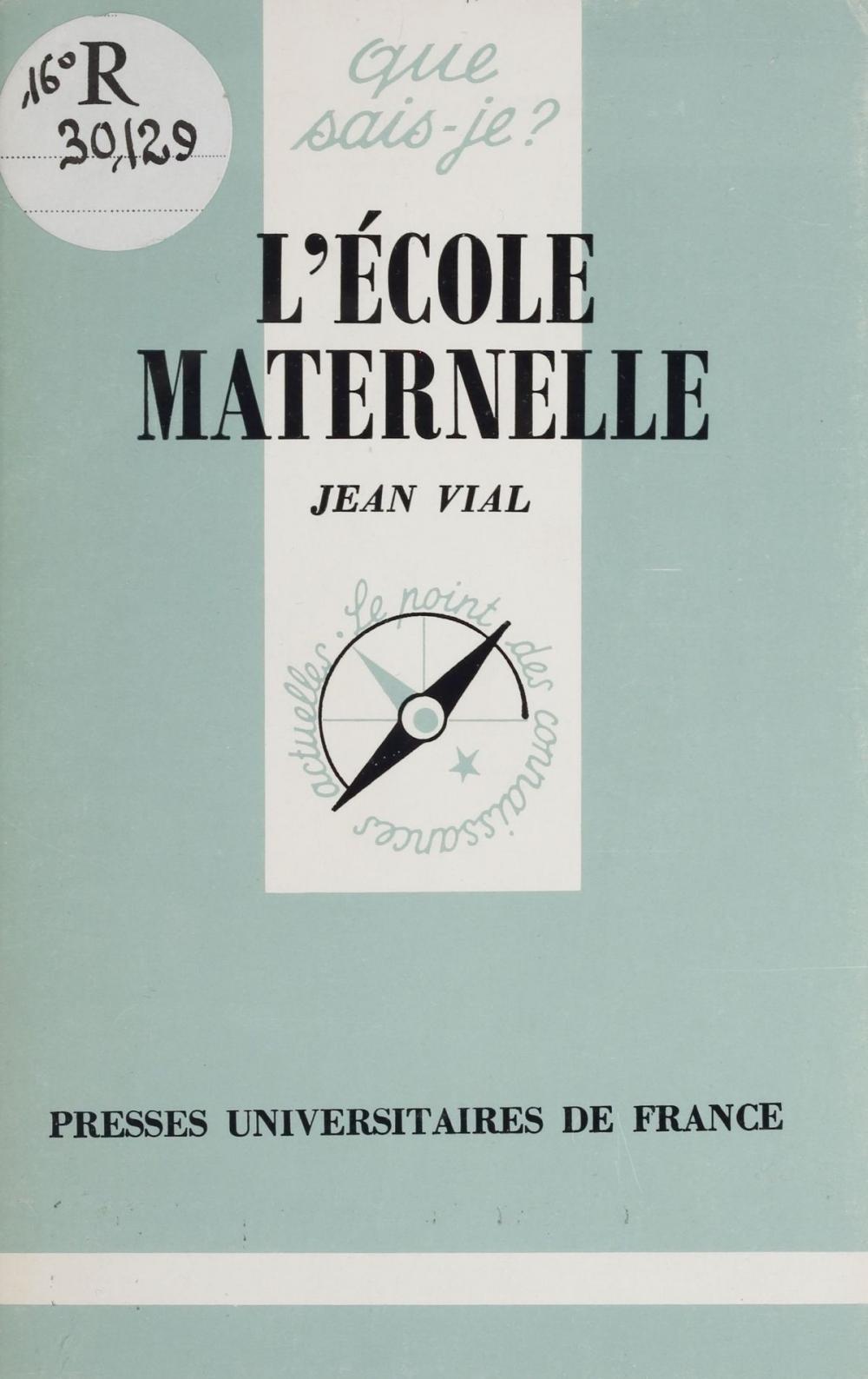 Big bigCover of L'École maternelle