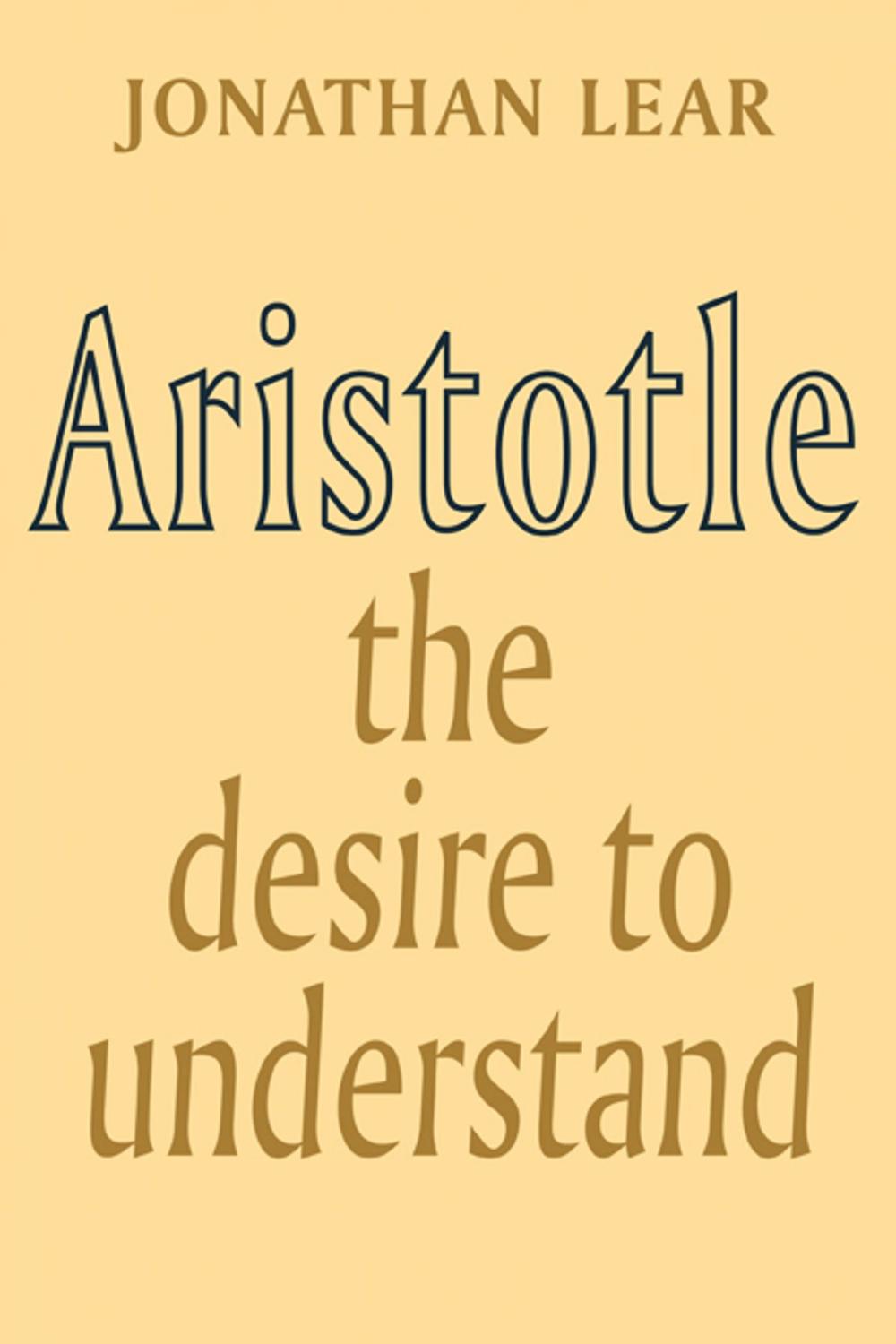 Big bigCover of Aristotle