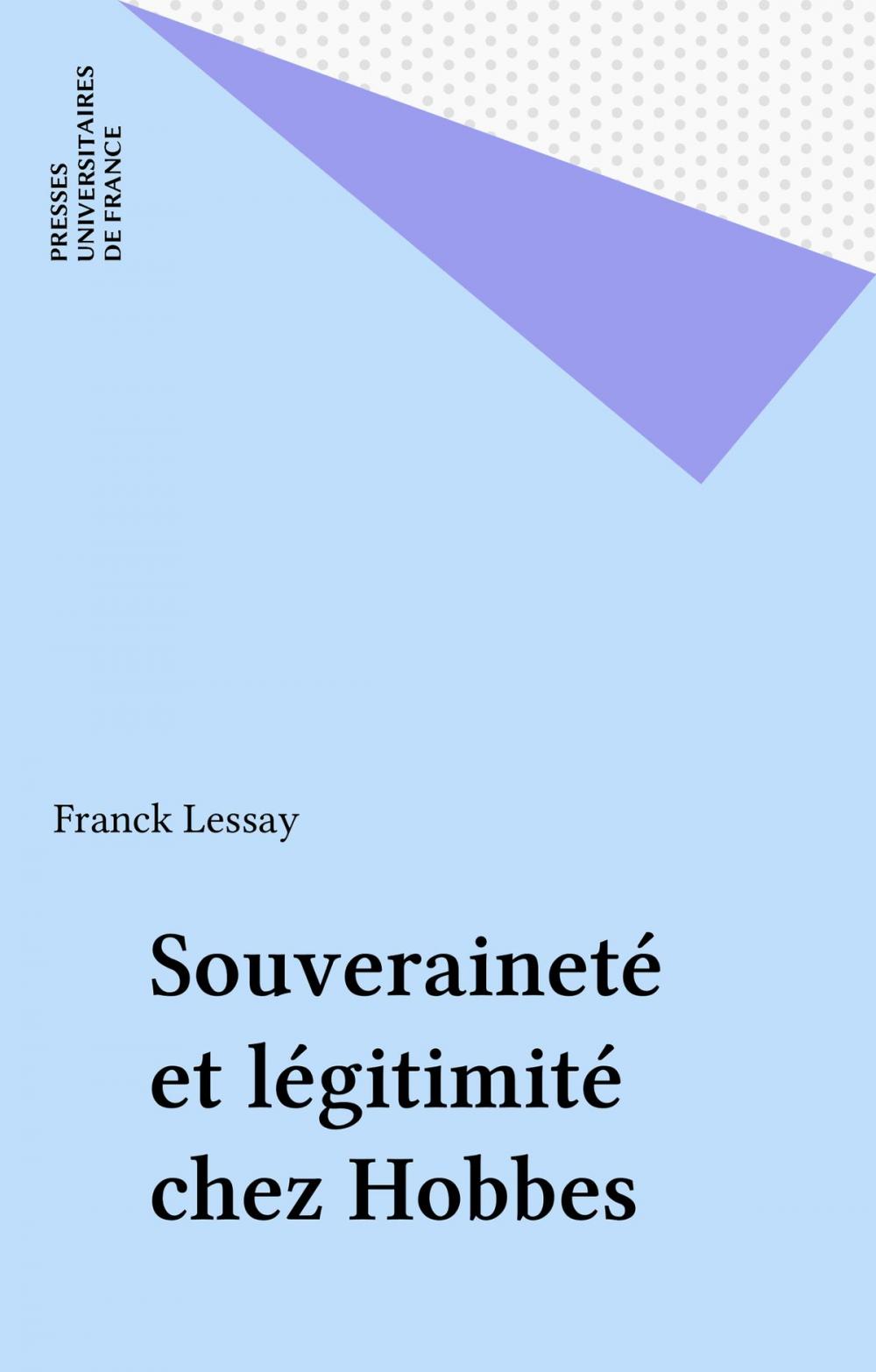 Big bigCover of Souveraineté et légitimité chez Hobbes