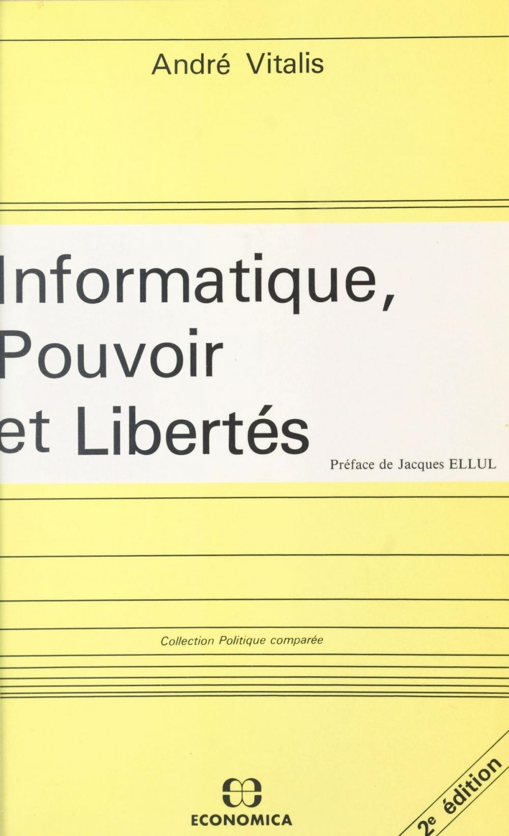 Big bigCover of Informatique, pouvoir et libertés