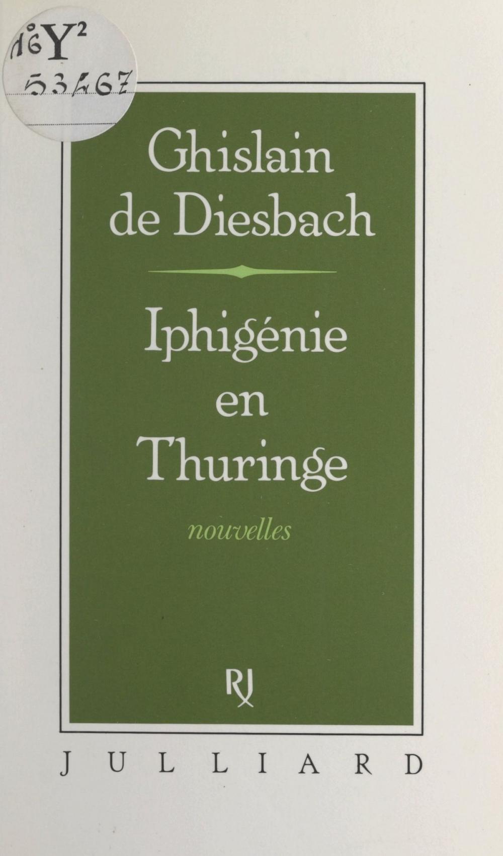 Big bigCover of Iphigénie en Thuringe