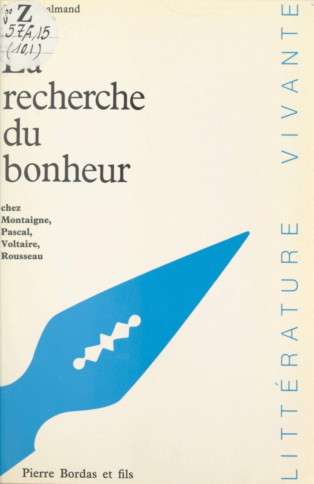 Big bigCover of La recherche du bonheur