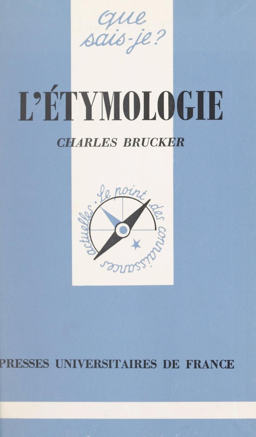 Big bigCover of L'étymologie