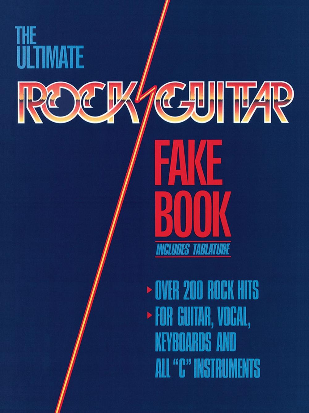 Big bigCover of The Ultimate Rock Guitar Fake Book (Songbook)