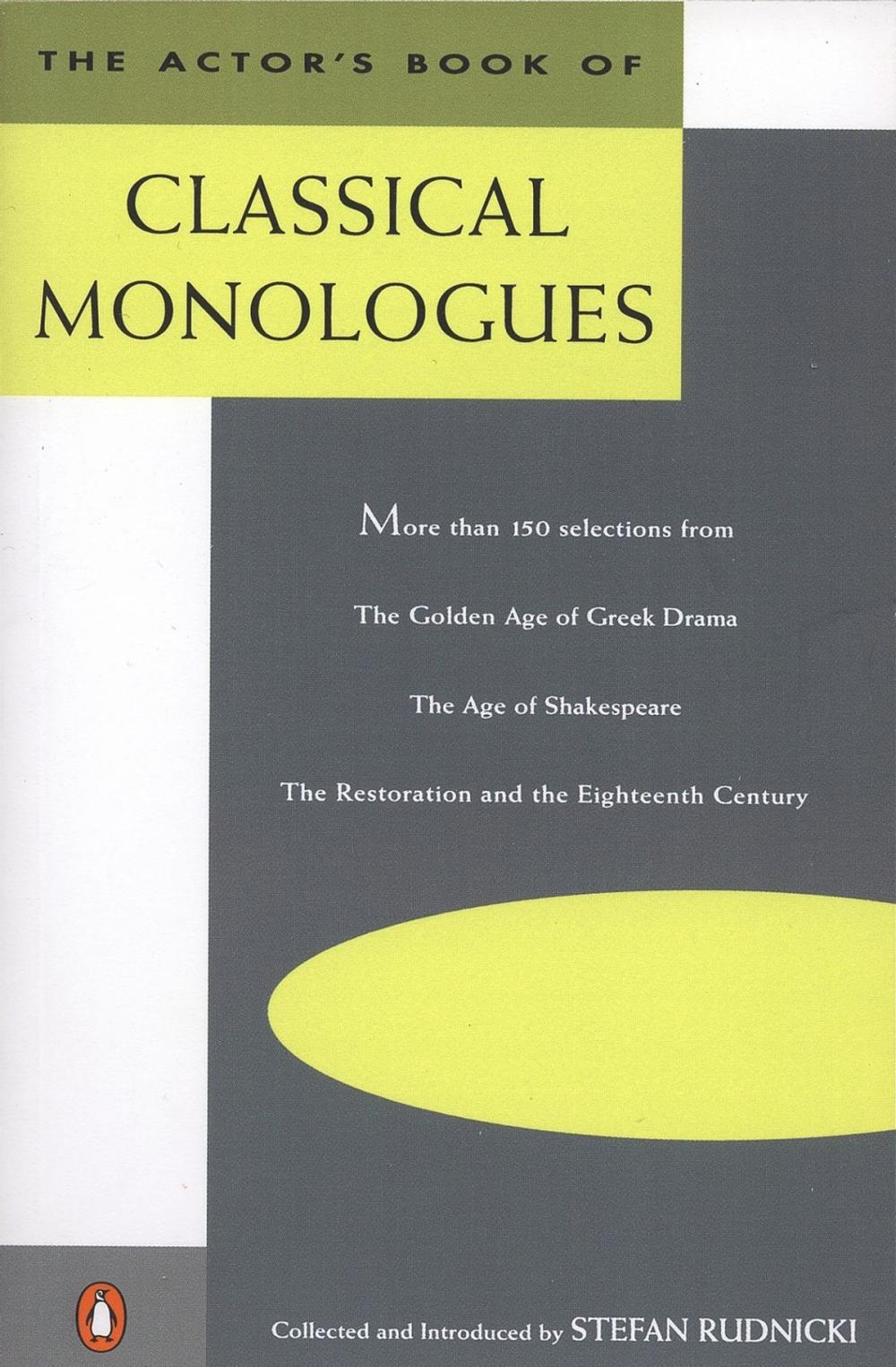 Big bigCover of The Actor's Book of Classical Monologues