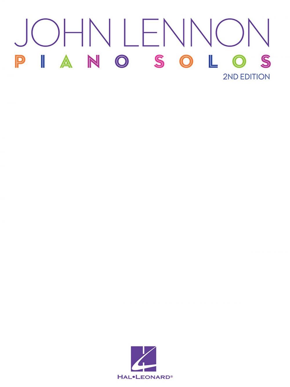 Big bigCover of John Lennon Piano Solos (Songbook)