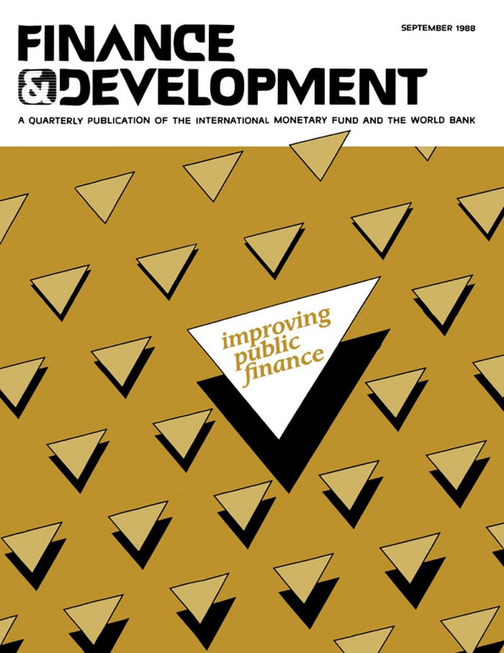 Big bigCover of Finance & Development, September 1988