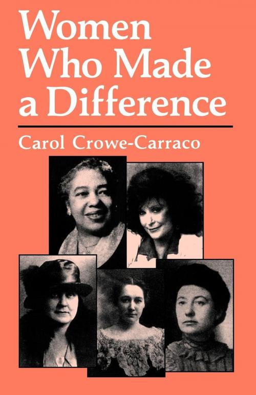 Cover of the book Women Who Made a Difference by Carol Crowe-Carraco, The University Press of Kentucky