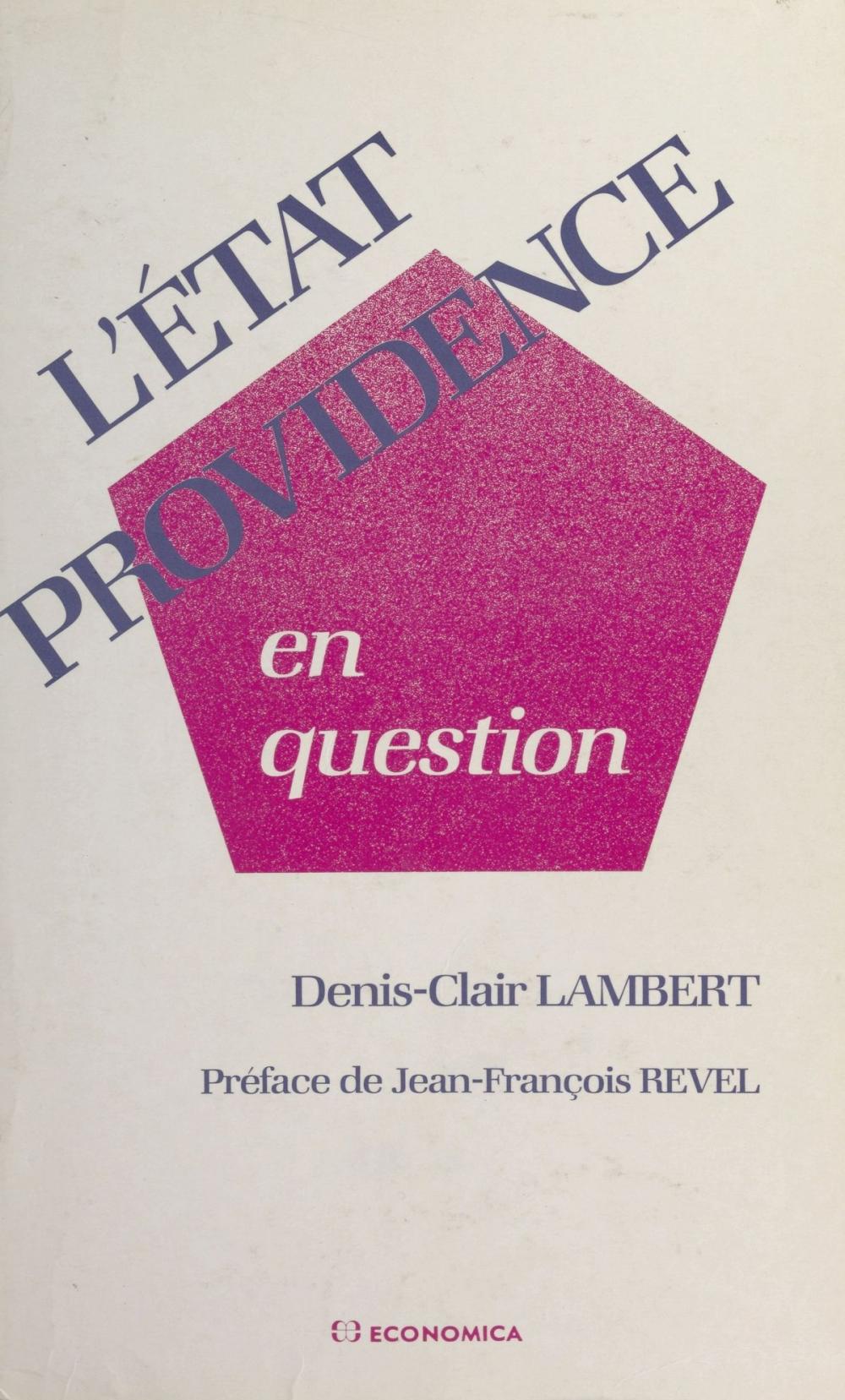 Big bigCover of L'État-providence en question