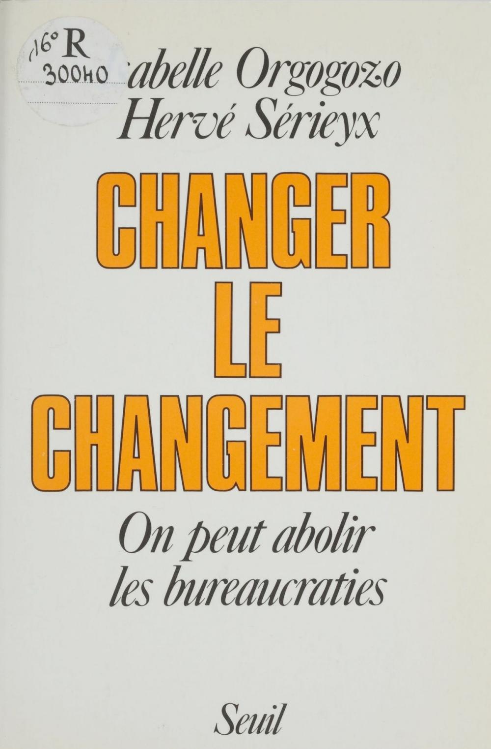 Big bigCover of Changer le changement