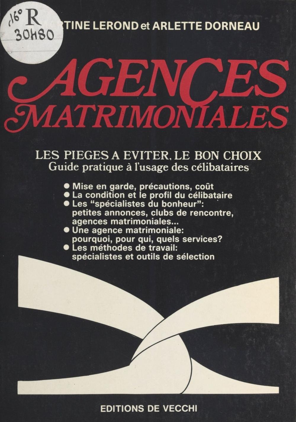 Big bigCover of Agences matrimoniales