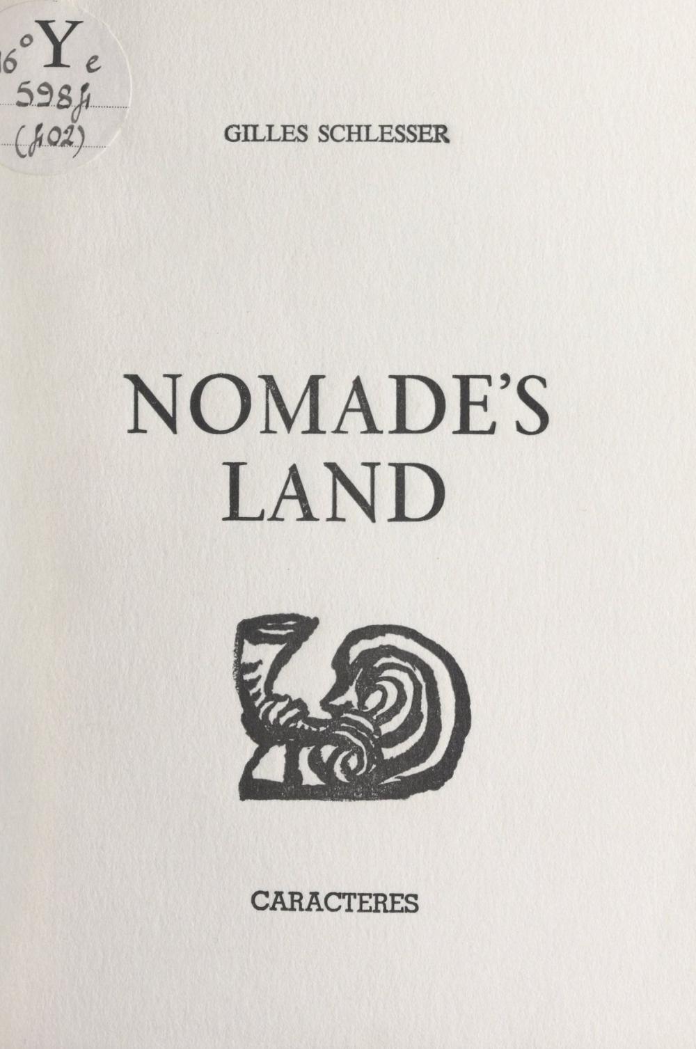 Big bigCover of Nomade's land